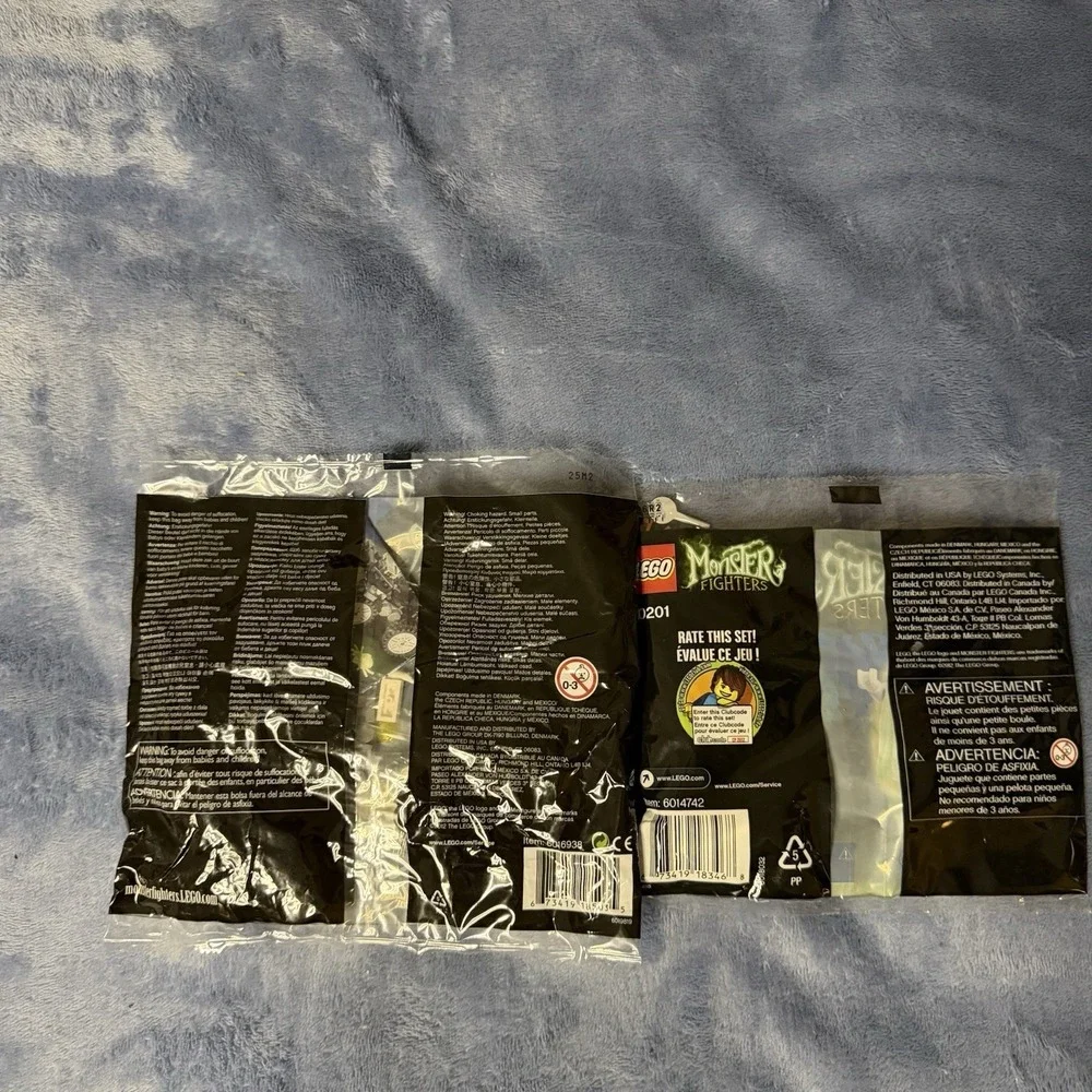 Lego Monster Fighters New Sealed Polybag Zombie Car , Ghost Lot Of 2